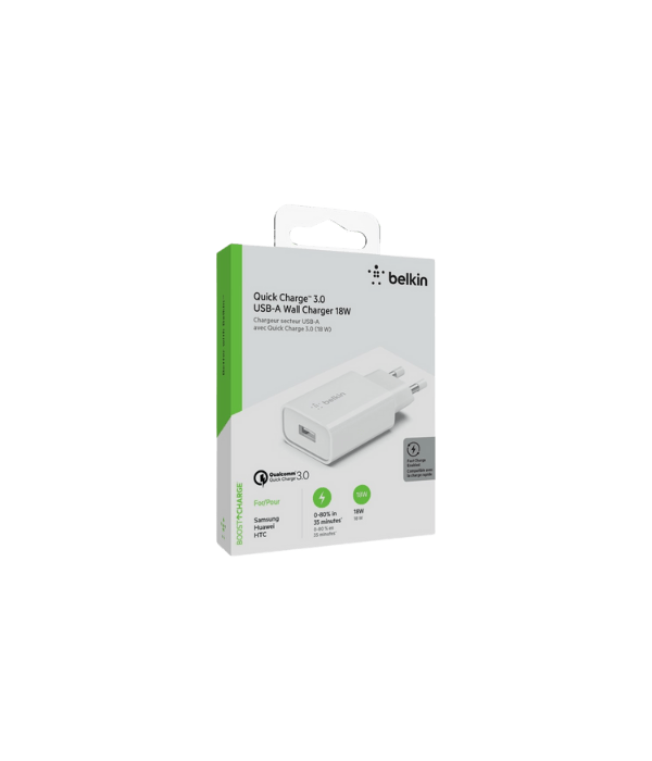 Belkin Quick Charge 3.0 USB-A Wall Charger 18W
